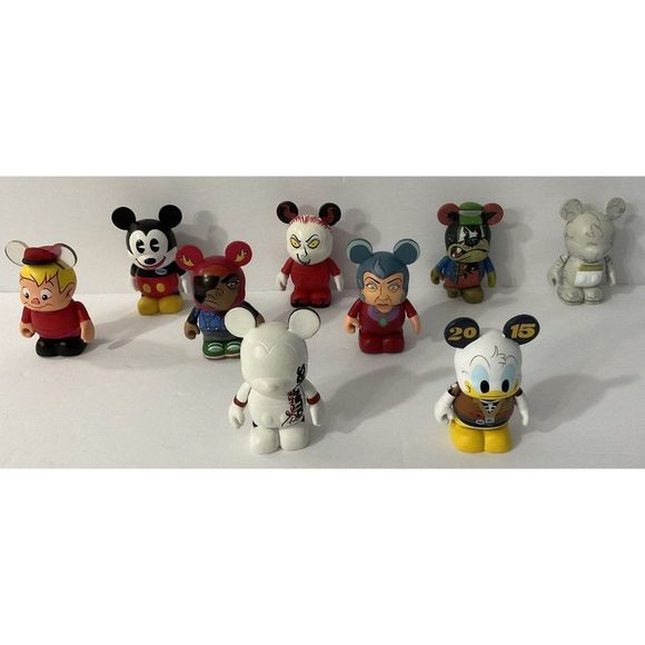 Disney Vinylmation (Set of 9 Figures) Assorted Series Mickey Mouse - Picture 1 of 10